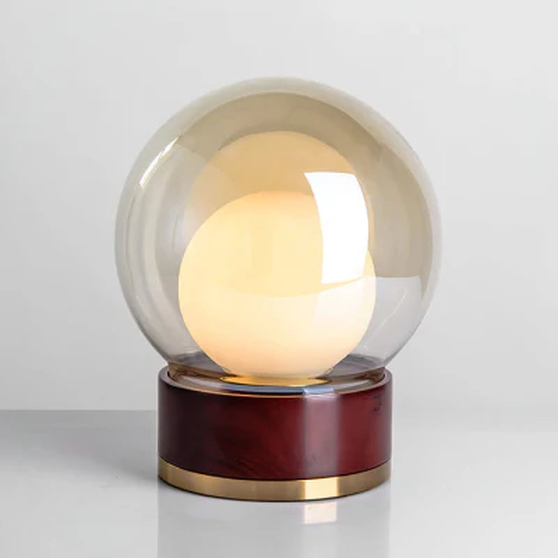 Hardwood Office Light Glass