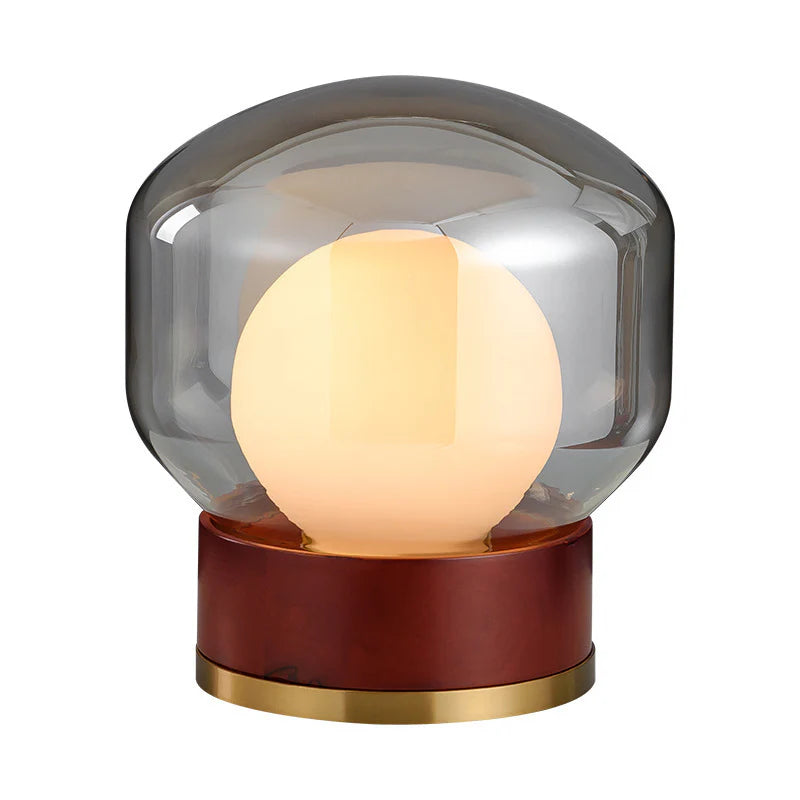 Hardwood Office Light Glass