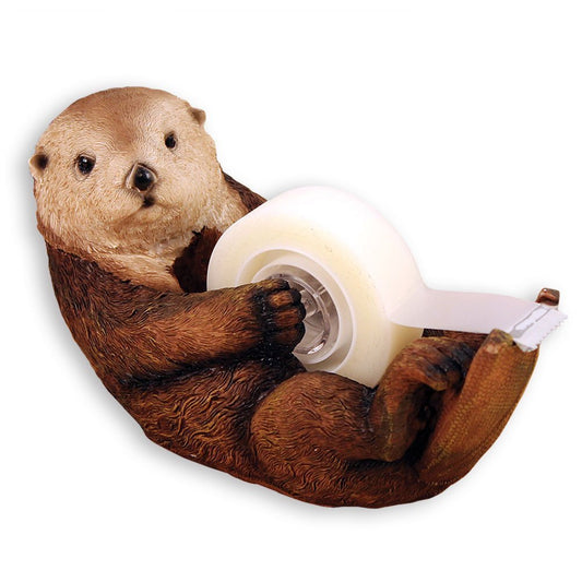 Otto the Otter Tape Dispenser Cute Desk Accessory for Home Office Tasks