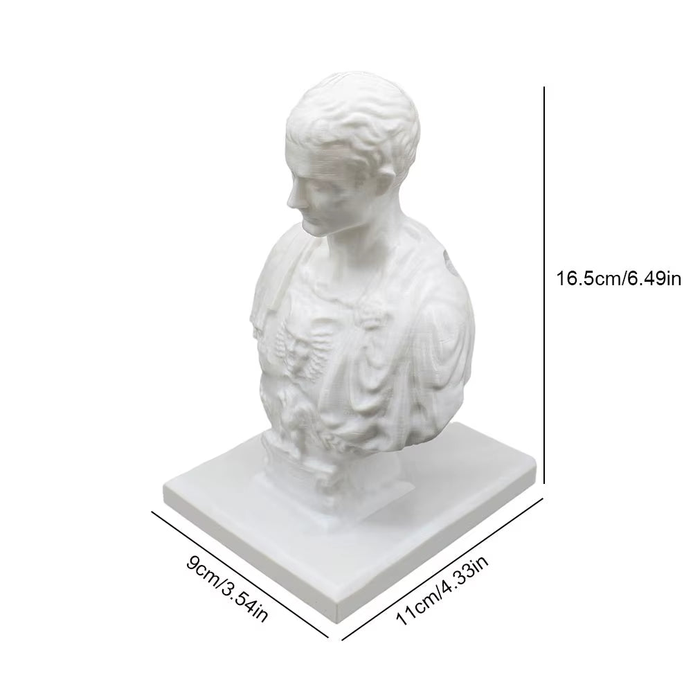 Julius Caesar Statue Office Desk Pen Holder Office Desk Organizer Office Decor Pen Rack Gift Stationery Teacher Gift